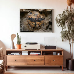 Ancient Bird Flight Tribal Art Poster Print