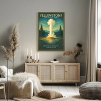Yellowstone National Park Nature's Majesty Unveiled Poster PosterGoat