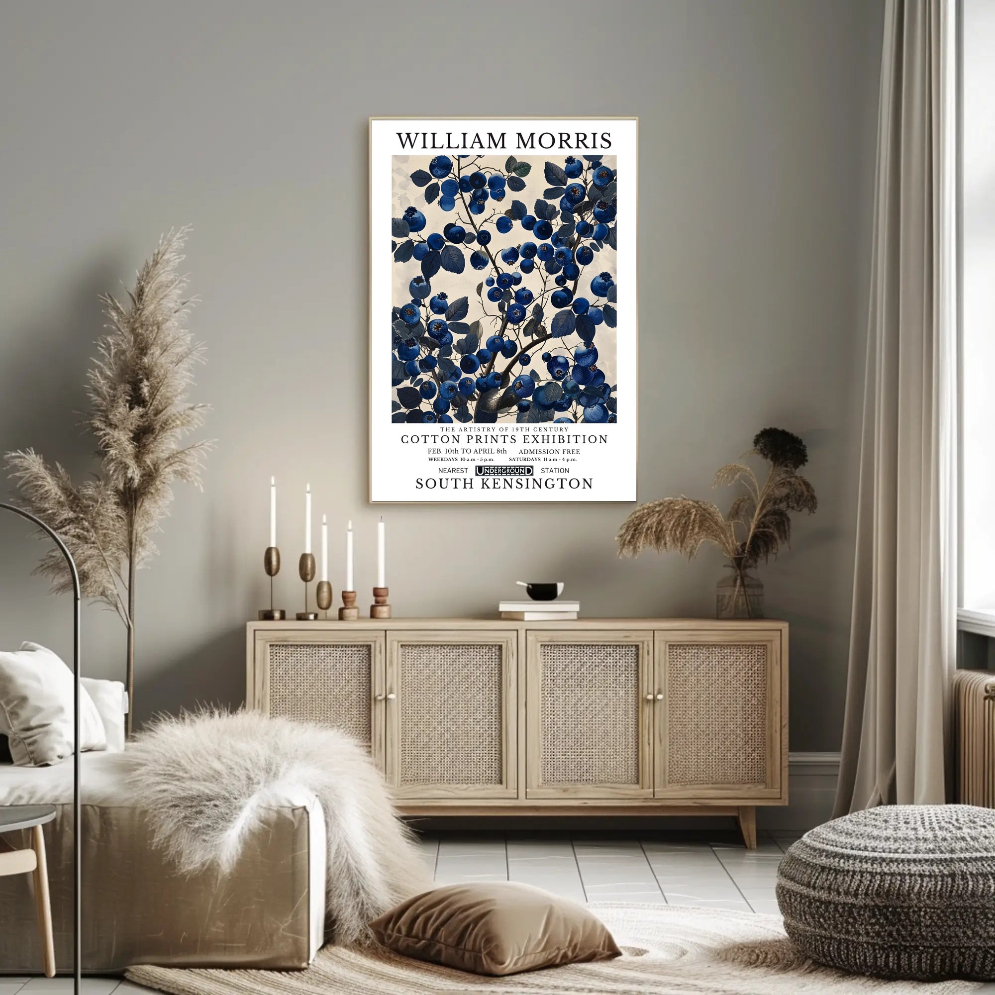 William Morris Cotton Prints Wall Art Poster