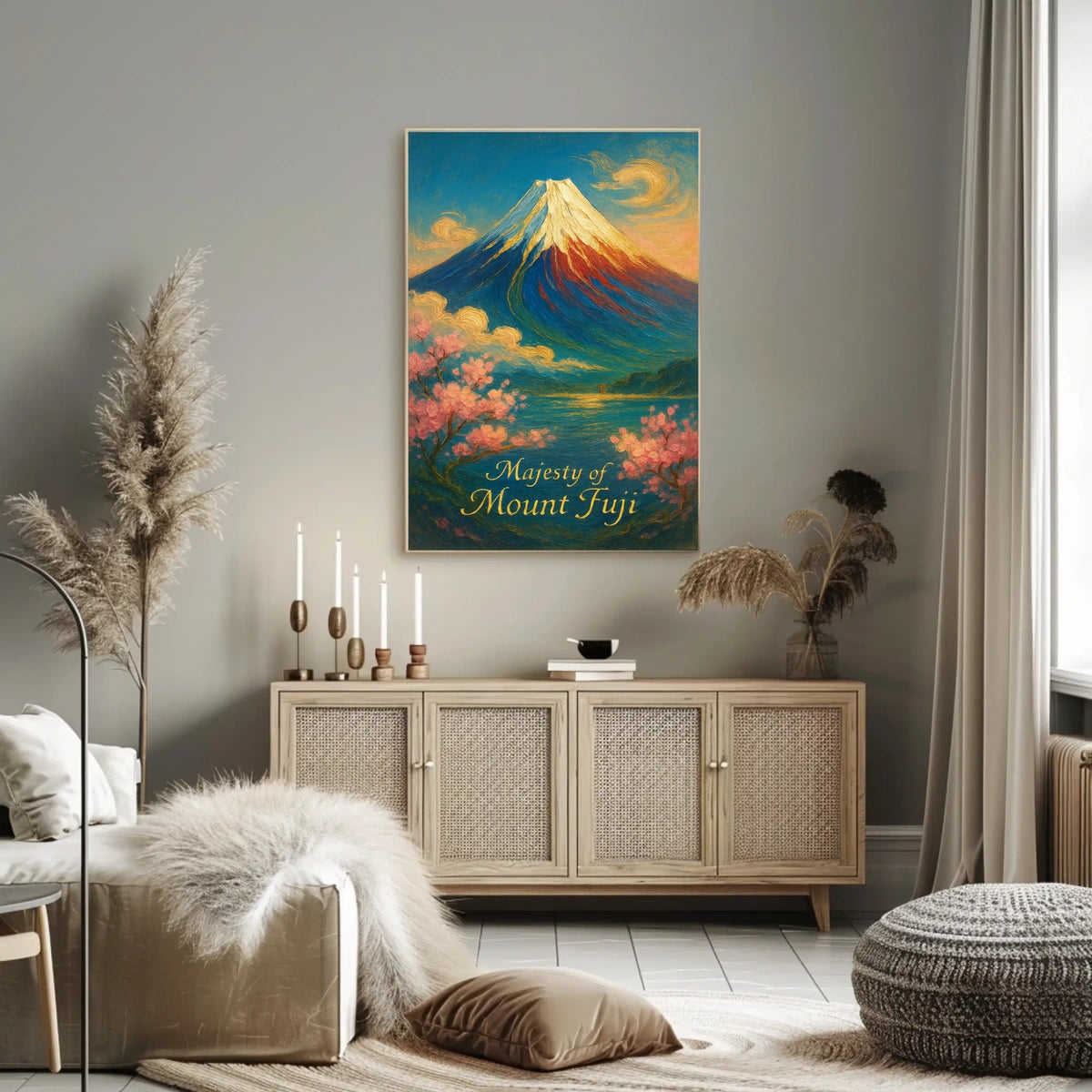 Majesty of Mount Fuji Poster
