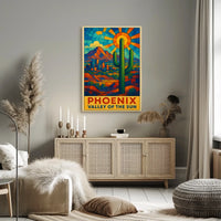 Phoenix Valley Sunscape Decor Lovers Poster
