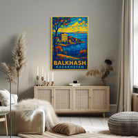 Balkhash, Kazakhstan Poster