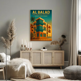 Al Balad The Colorful Old City Poster