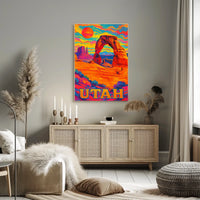Vibrant Utah Landscape Poster