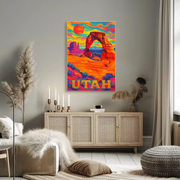 Vibrant Utah Landscape Poster