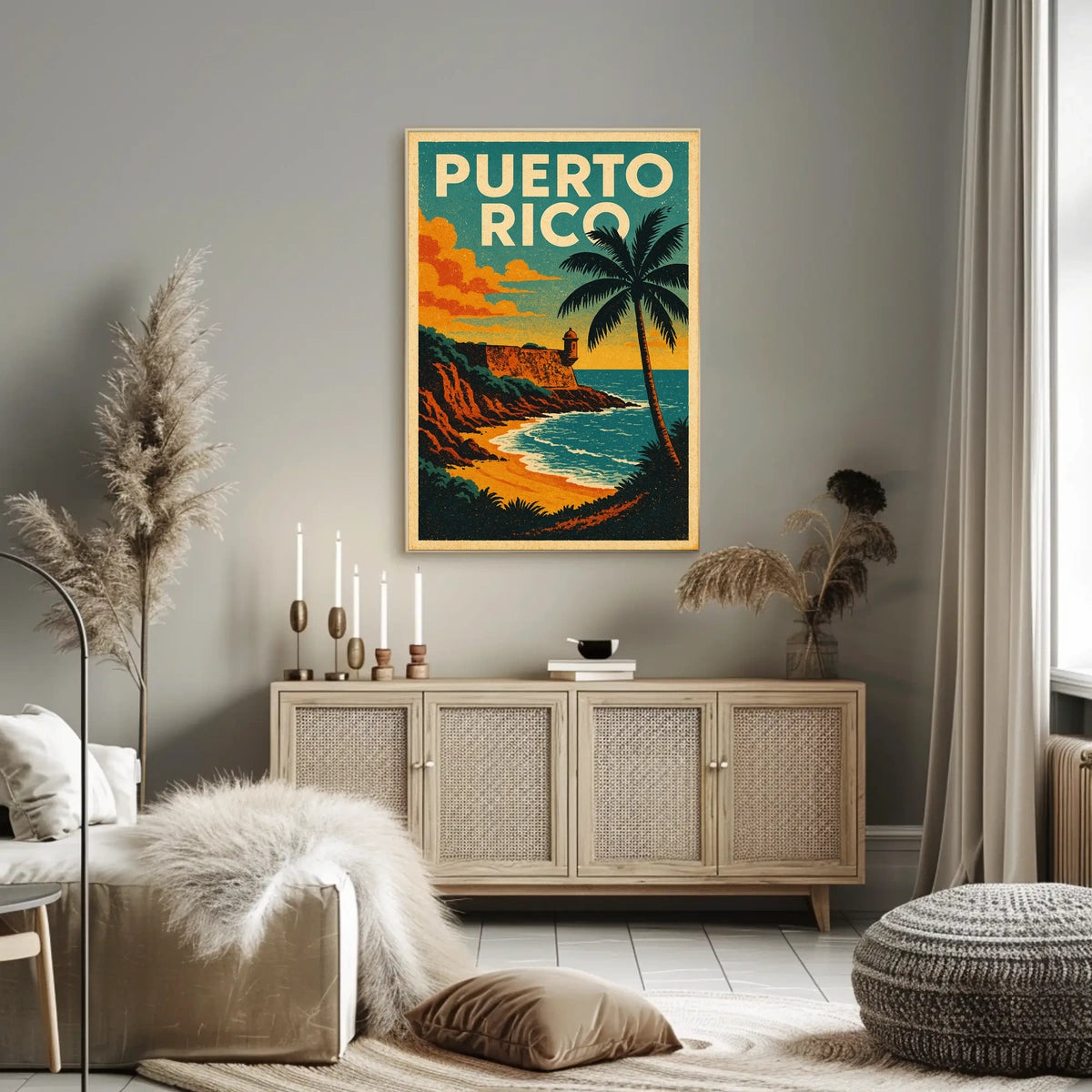 Puerto Rico Travel Poster