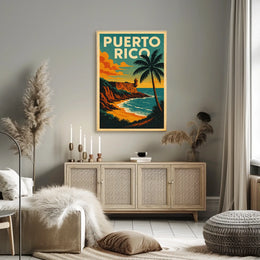 Puerto Rico Travel Poster