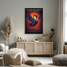 Greater Sage-Grouse Master of the Dance Poster