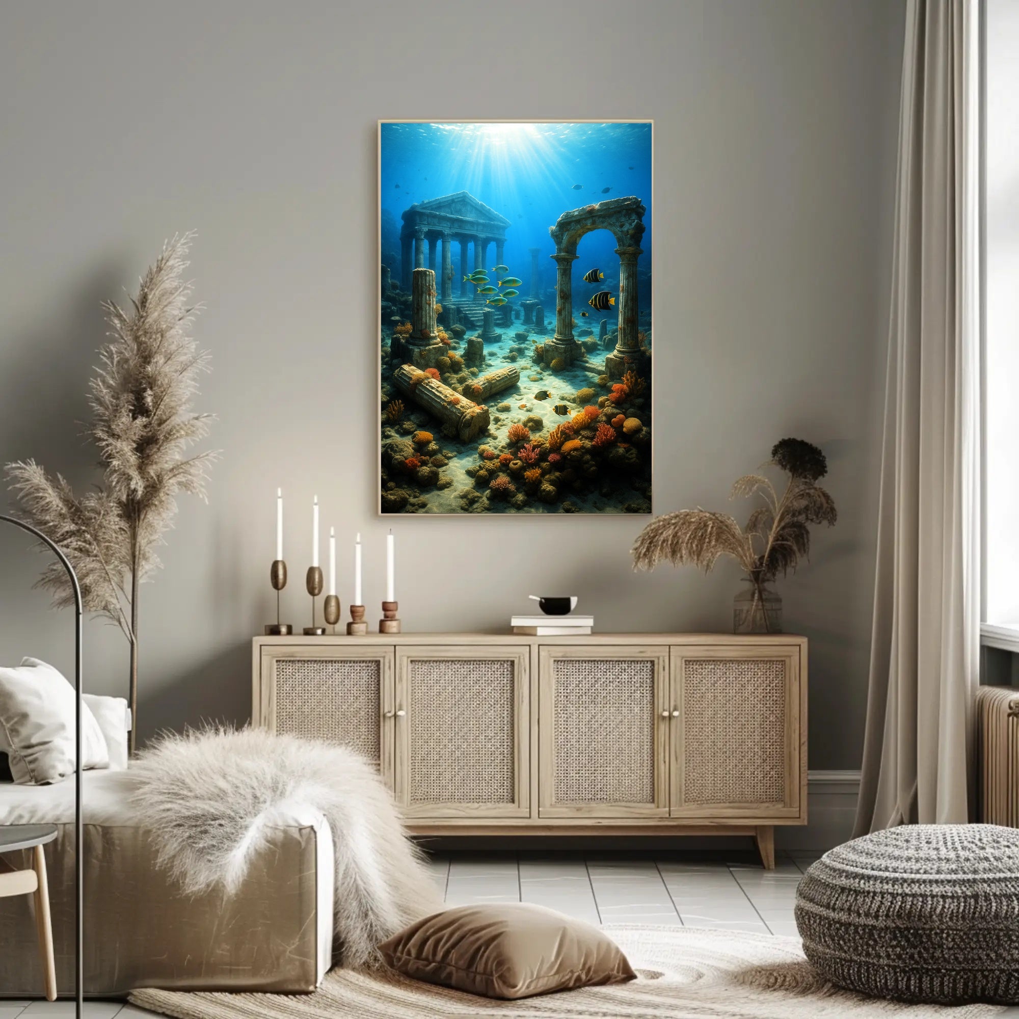 Lost City Under the Sea Poster PosterGoat