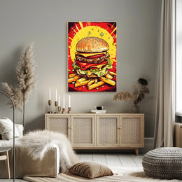 Burger Bliss Poster PosterGoat