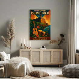 Discover Puerto Rico Vintage Poster Art PosterGoat