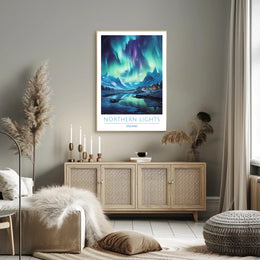 Northern Lights in Iceland Poster