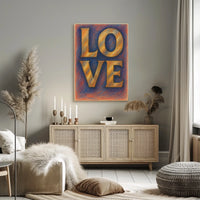 Vibrant Abstract Art Piece for Creative Spaces Poster