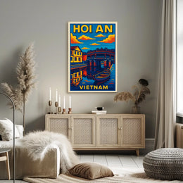 Hoi An Vietnam Travel Poster