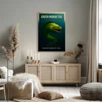 Green Moray Eel Poster