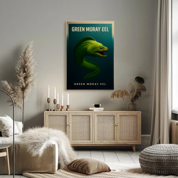 Green Moray Eel Poster