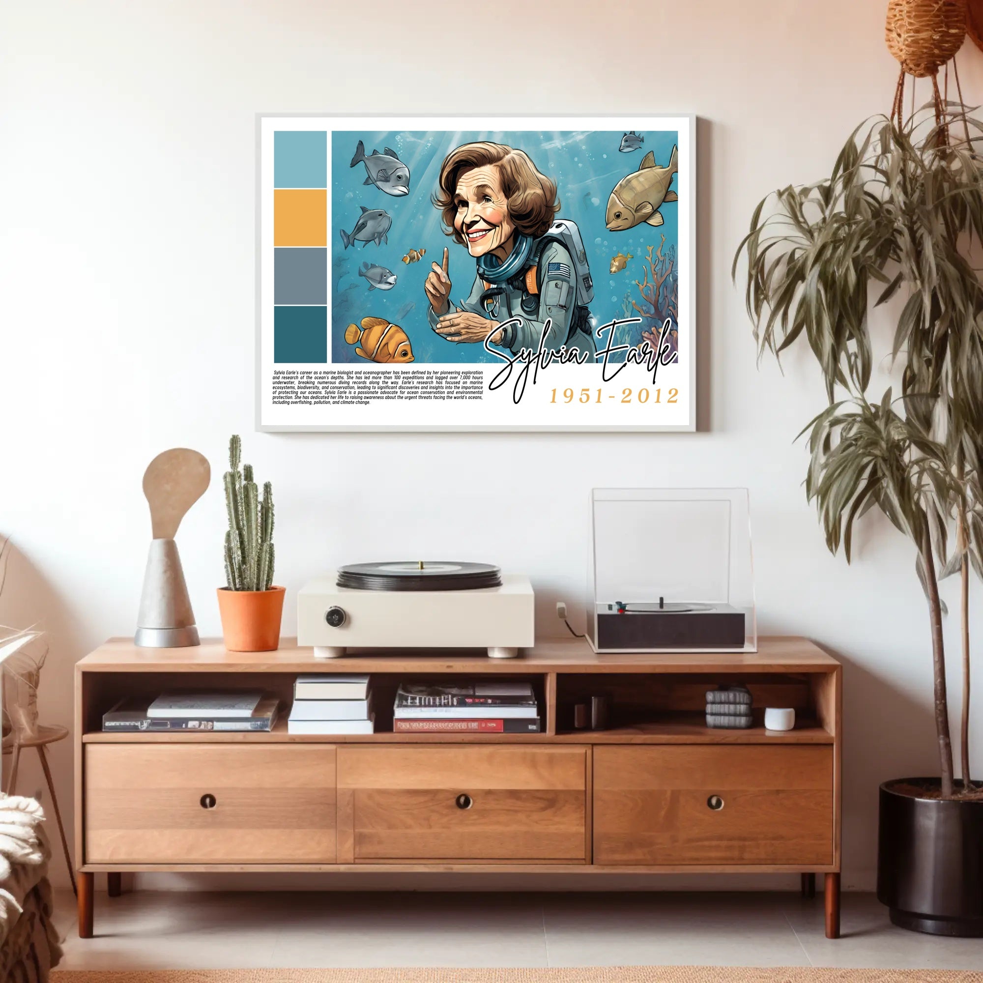 Sylvia Earle: Advocate for the Oceans Poster