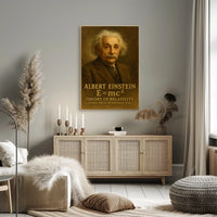 Albert Einstein Theory Of Relativity Poster