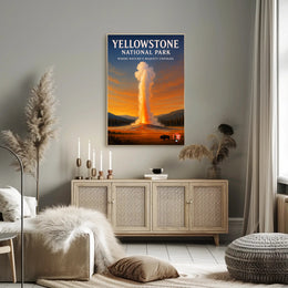 Yellowstone National Park Where Nature's Majesty Unfolds Poster PosterGoat