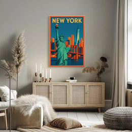 Flat New York Poster Museum Quality Wall Art City Lovers