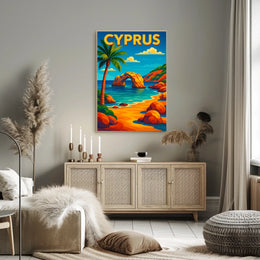 Cyprus Coastal Paradise Poster