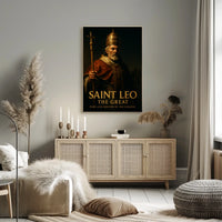Saint Leo The Great Poster