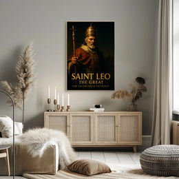 Saint Leo The Great Poster