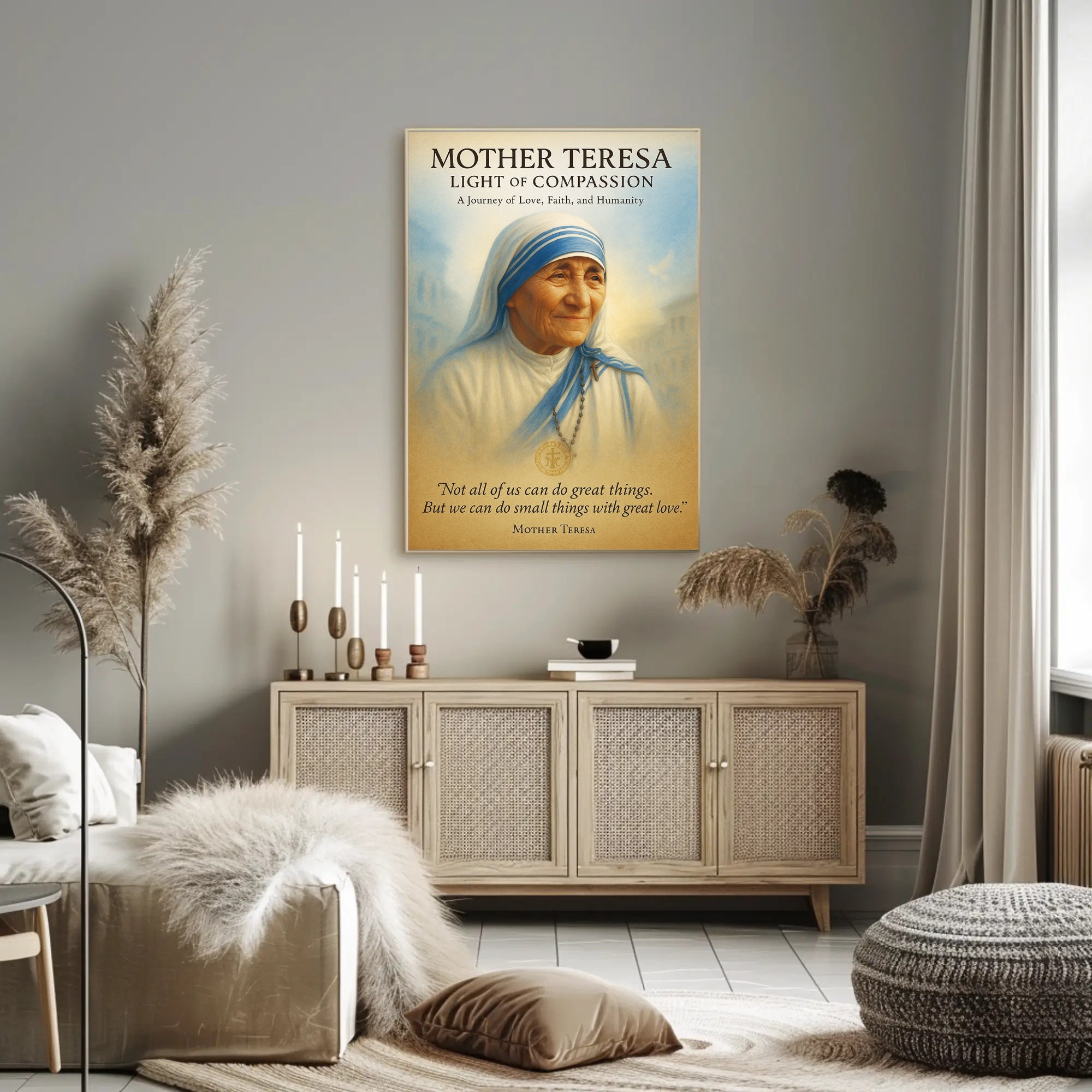 Mother Teresa Light of Compassion Poster