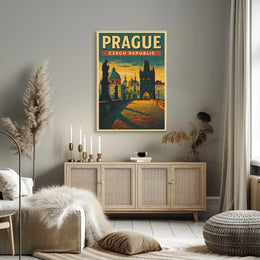 Prague A Timeless Cityscape Poster