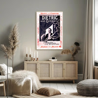 Dietric and Company Vaudeville Vintage Advertisement Poster