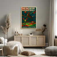 Reindeer Basketball Extravaganza Poster