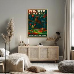 Reindeer Basketball Extravaganza Poster