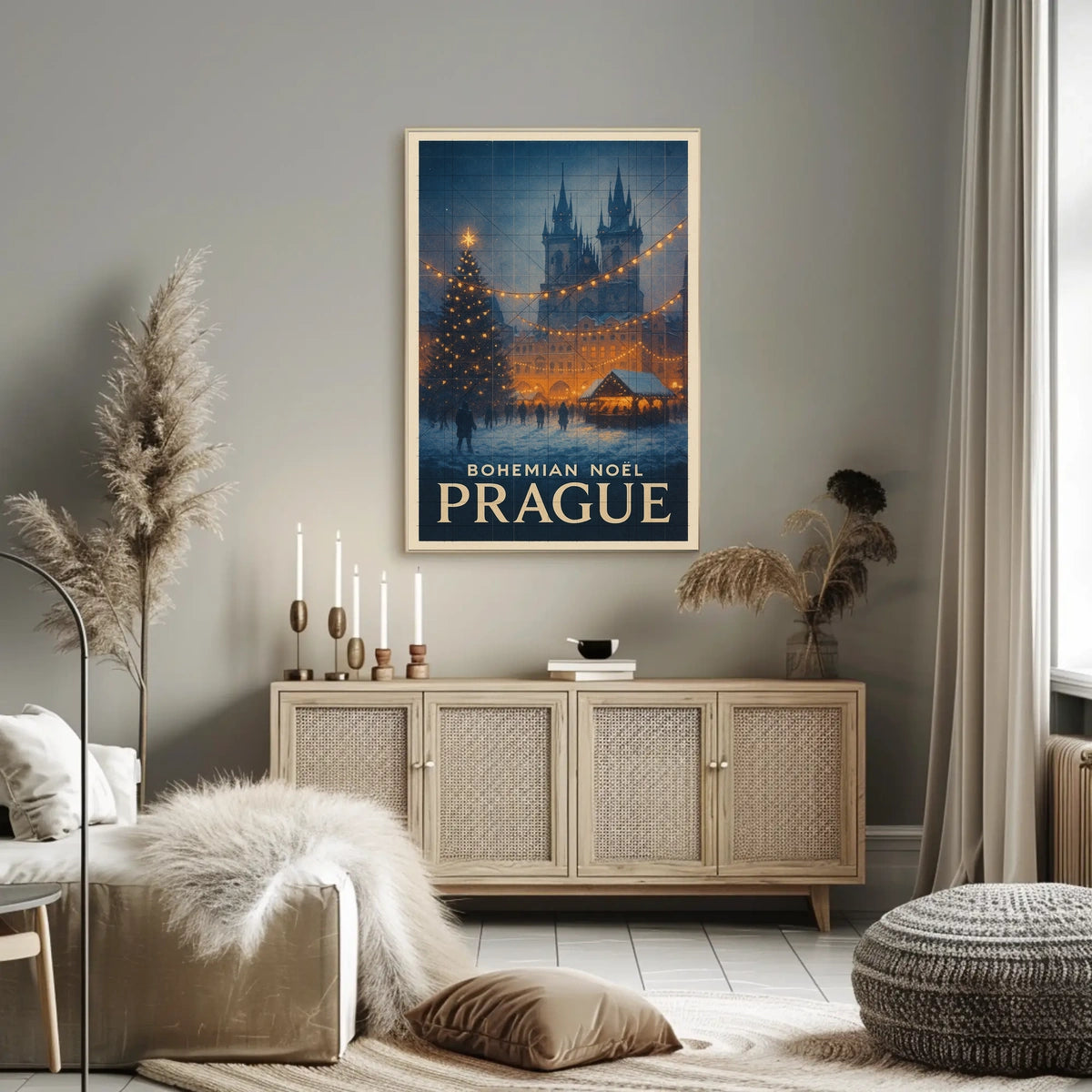 Bohemian Noël In Prague Poster