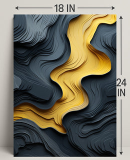 Flowing Layers Poster PosterGoat