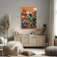 The Green Turtle Poster PosterGoat