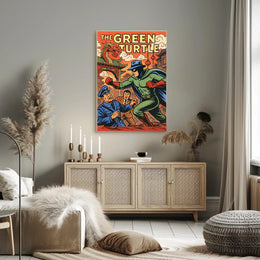 The Green Turtle Poster PosterGoat