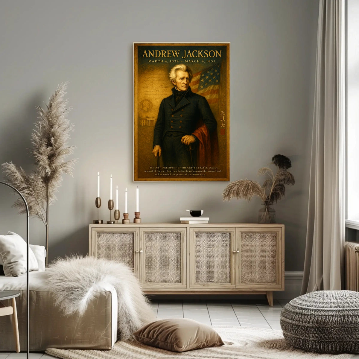 Andrew Jackson 7th President Poster
