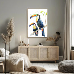 Vibrant Toucans Poster