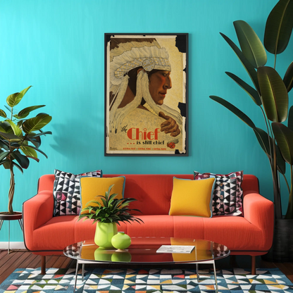 The Chief - Santa Fe Railway Poster
