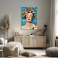 Butterfly Reverie Colorful Surreal Wall Art Print