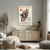 Help the Horse, Save the Soldier Poster PosterGoat