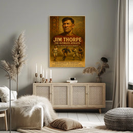 The Worlds Greatest Athlete Jim Thorpe Poster