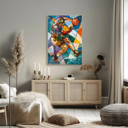 Abstract Visual Storytelling Art Poster