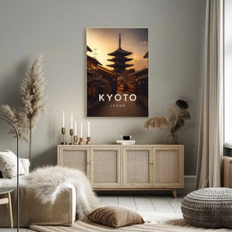 Kyoto Japan Cultural Heritage Art Poster
