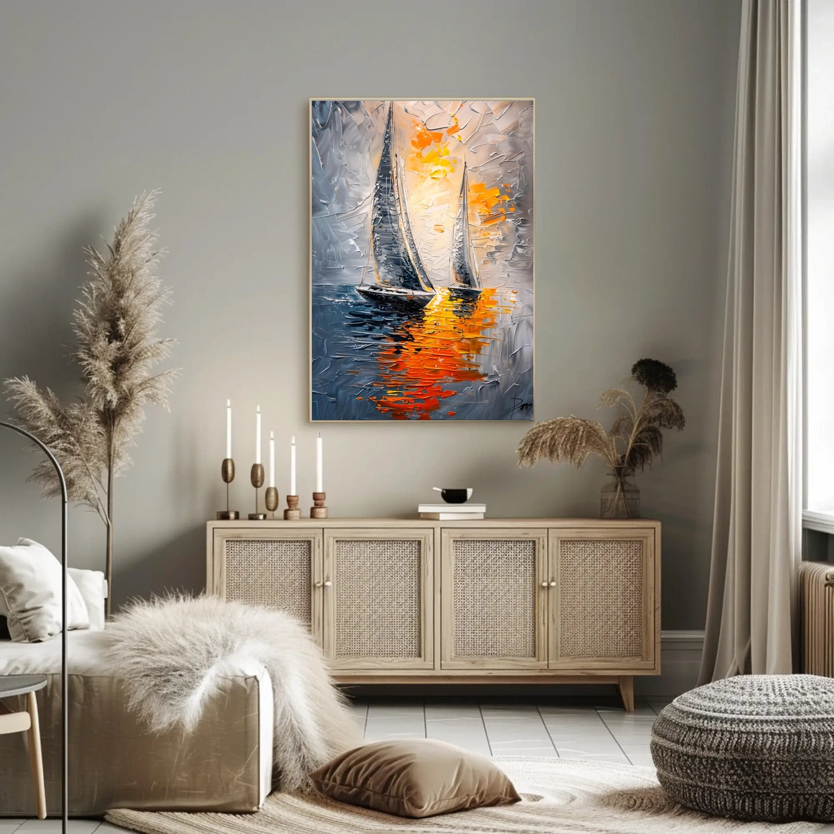 Sailing into the Sunset Poster