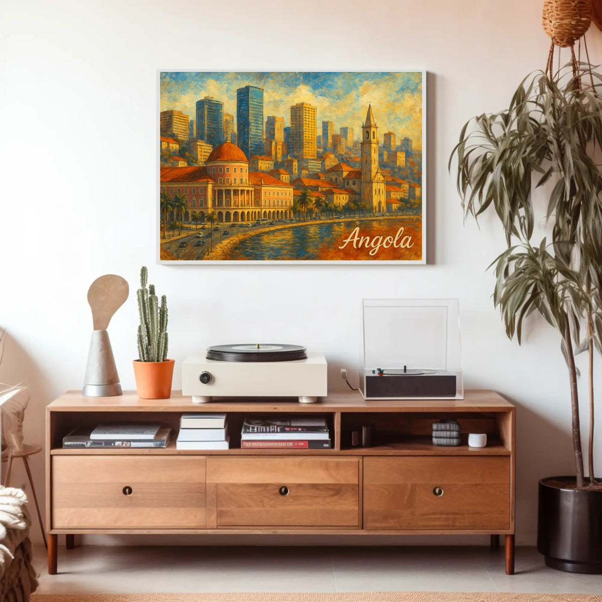 Angola Cityscape Poster