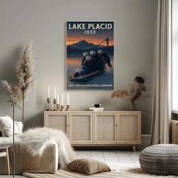 Lake Placid 1932 Winter Olympics Poster