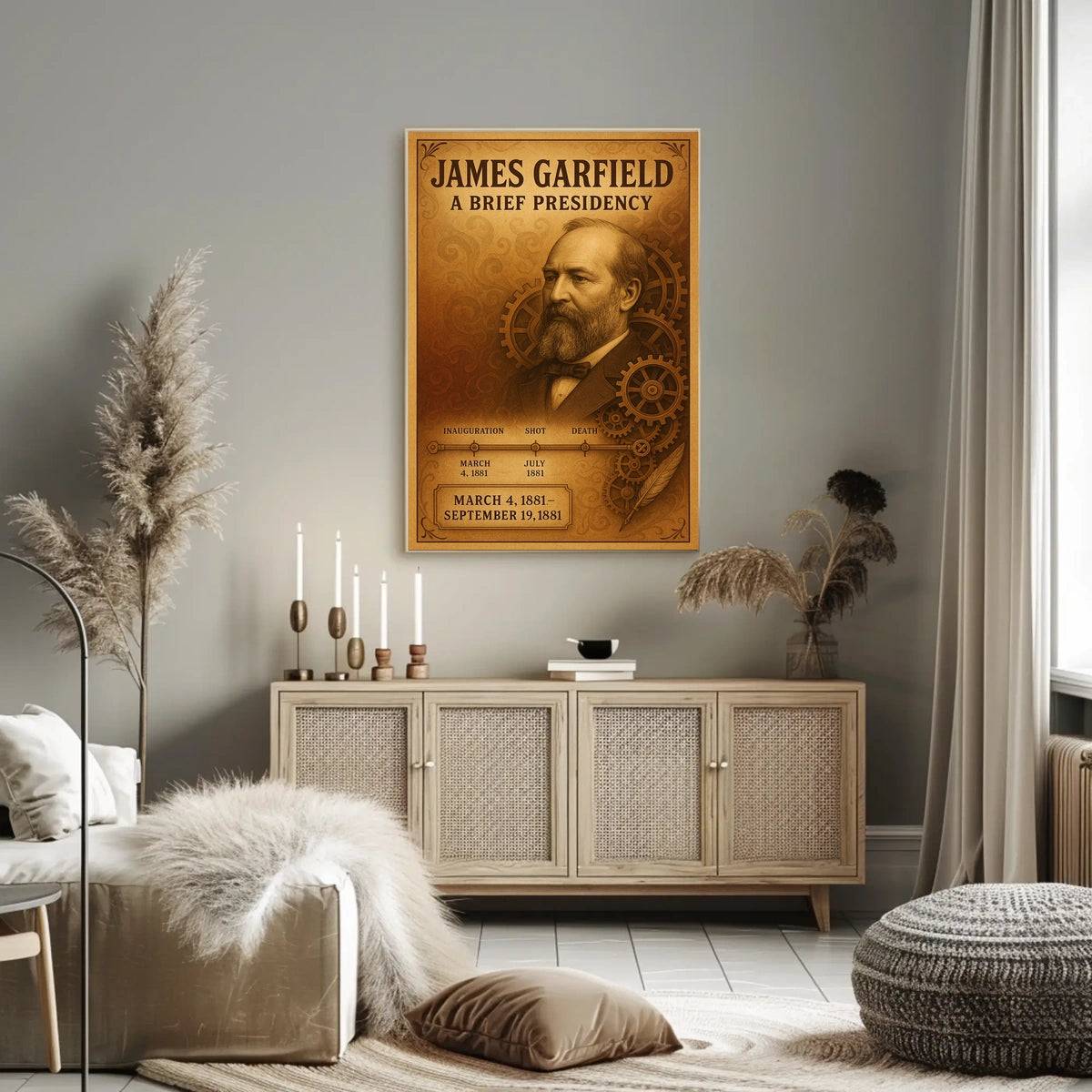 James Garfield A Brief Presidency Poster