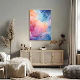 Abstract Color Symphony Abstract Poster PosterGoat