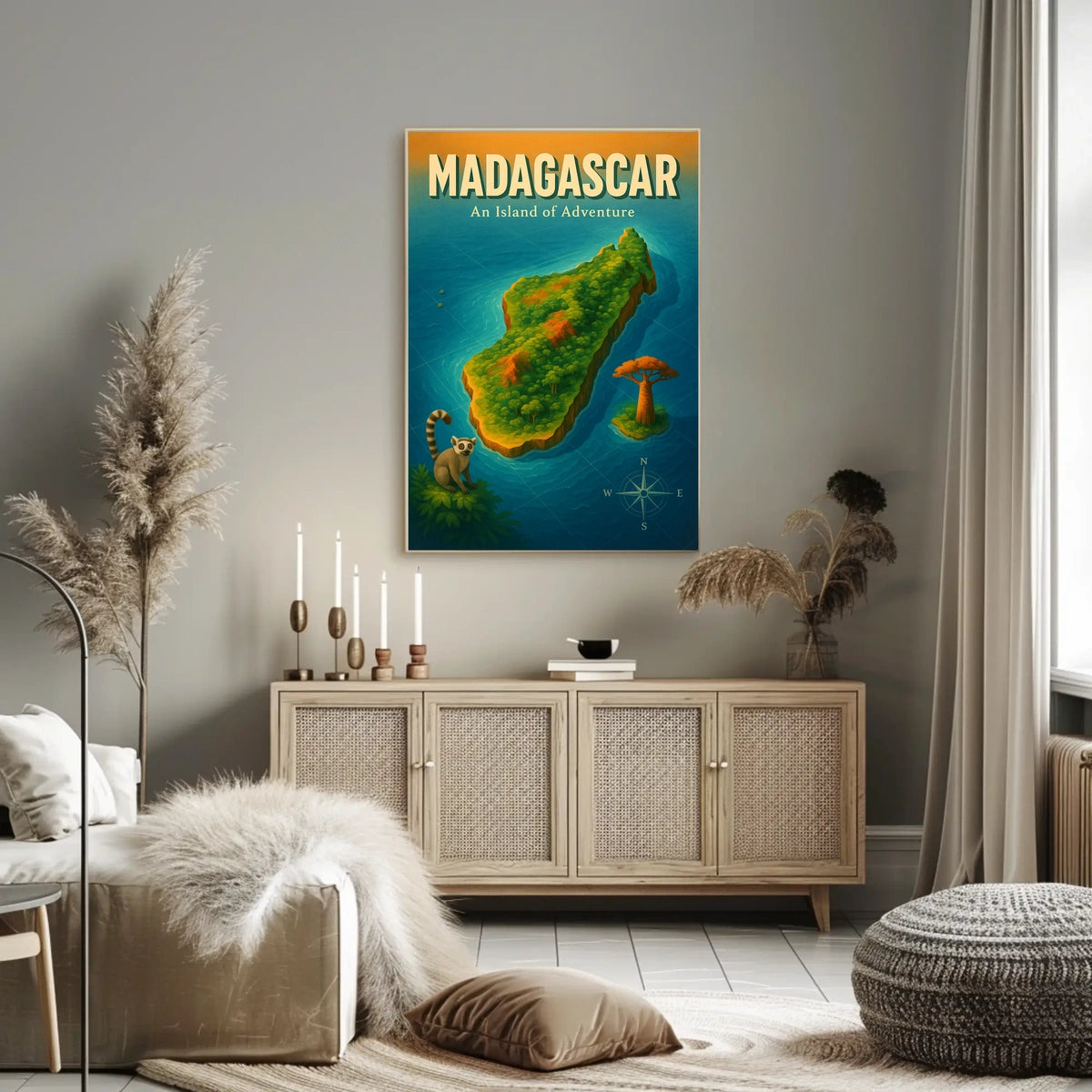 Madagascar An Island of Adventure Poster